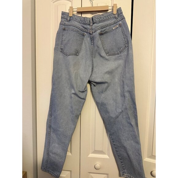 Vintage Bill Blass light wash high waisted mom jeans‎ 14 - Picture 6 of 10